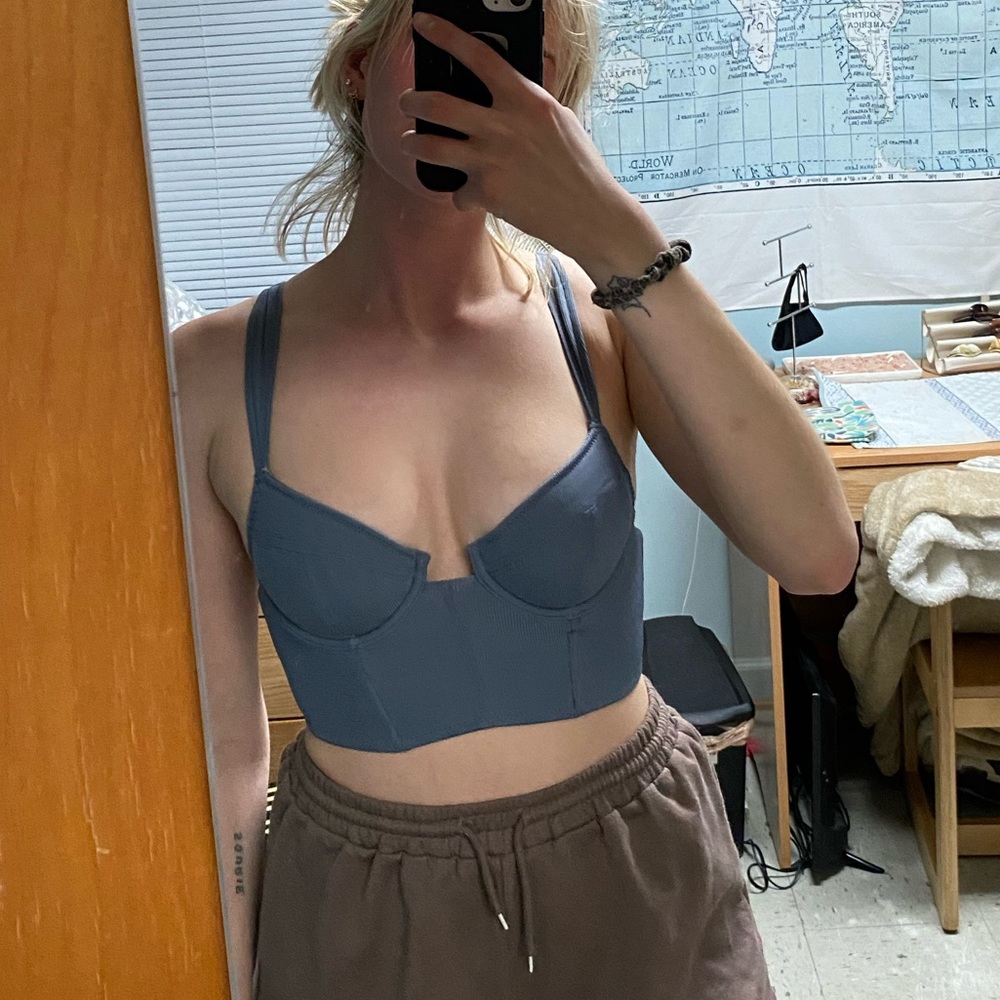 Urban outfitters cropped bustier